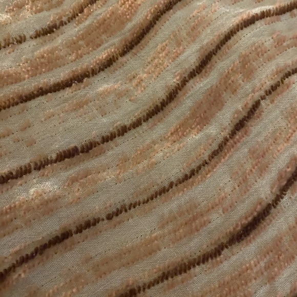 Brown and Tan and Gold Chenille Type Bedspread - Picture 4 of 4
